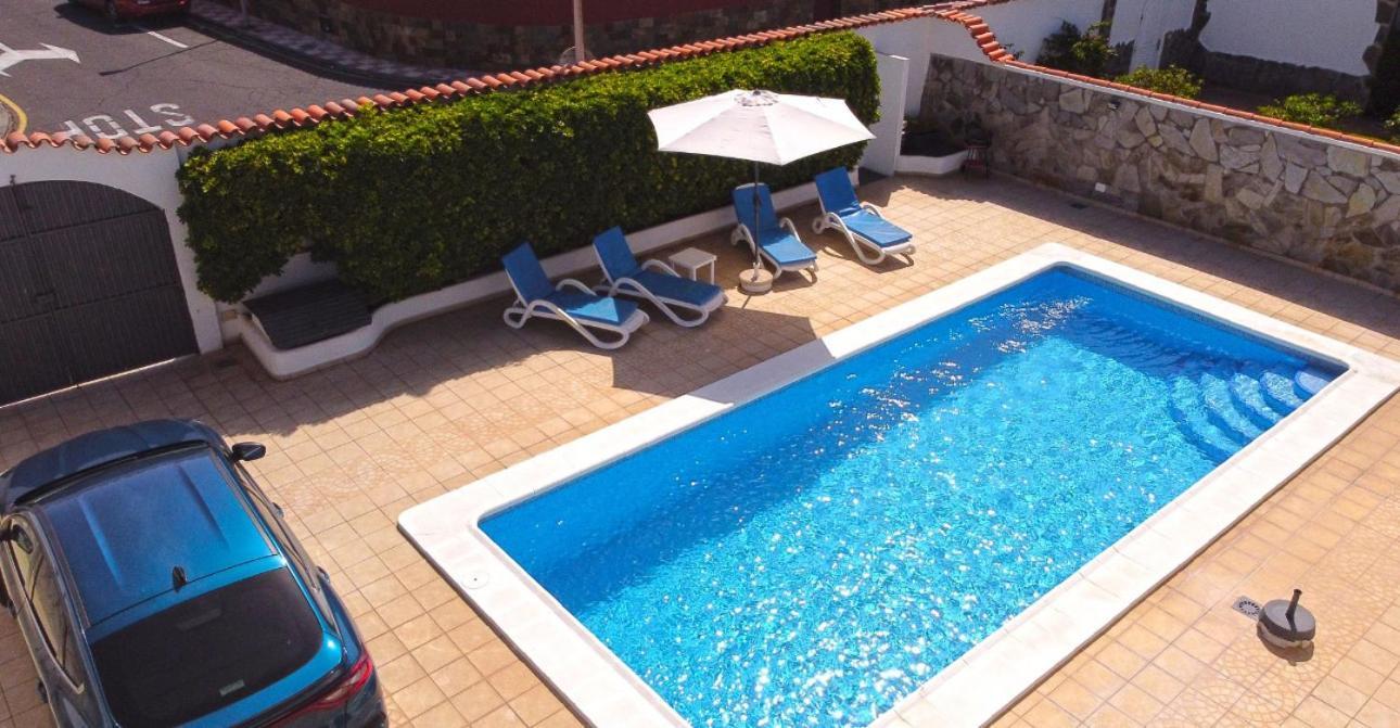 Beachfront Villa And Pool Puerto de Santiago  Bagian luar foto